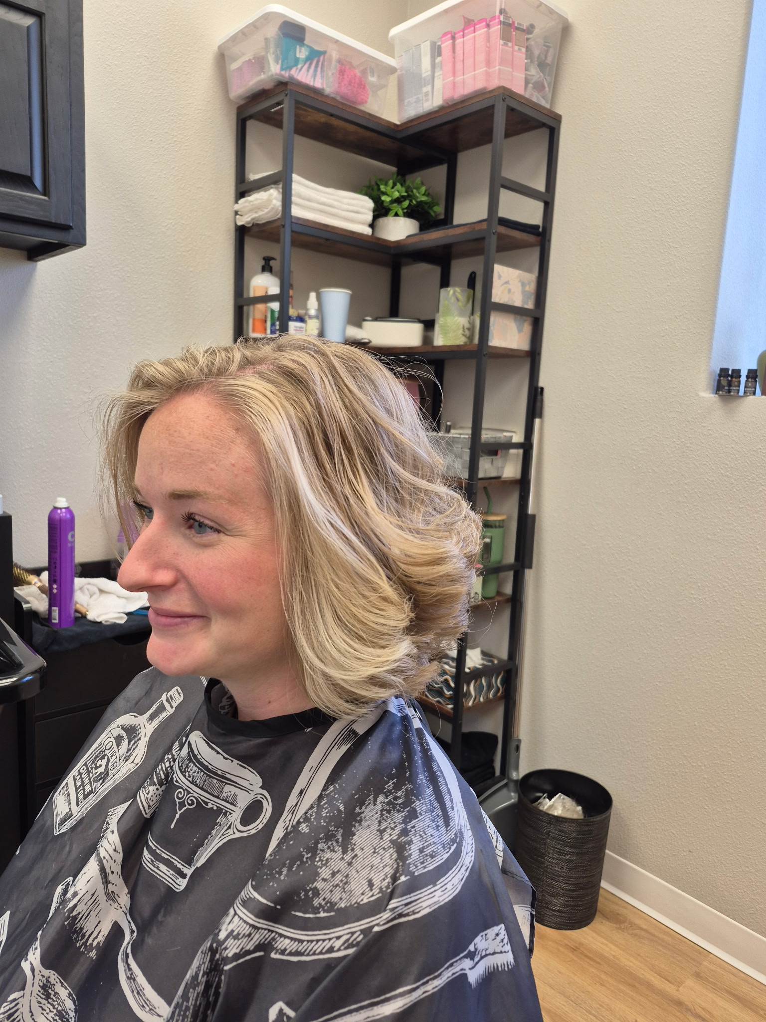 After - Styled Bob Haircut