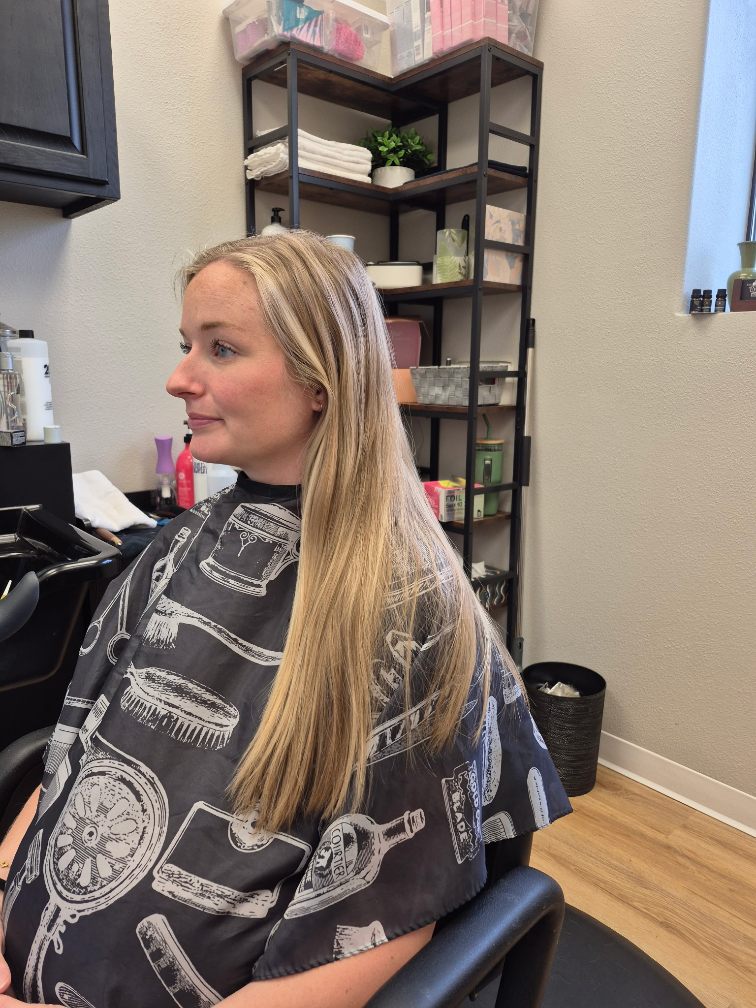 Before - Long Hair Styling