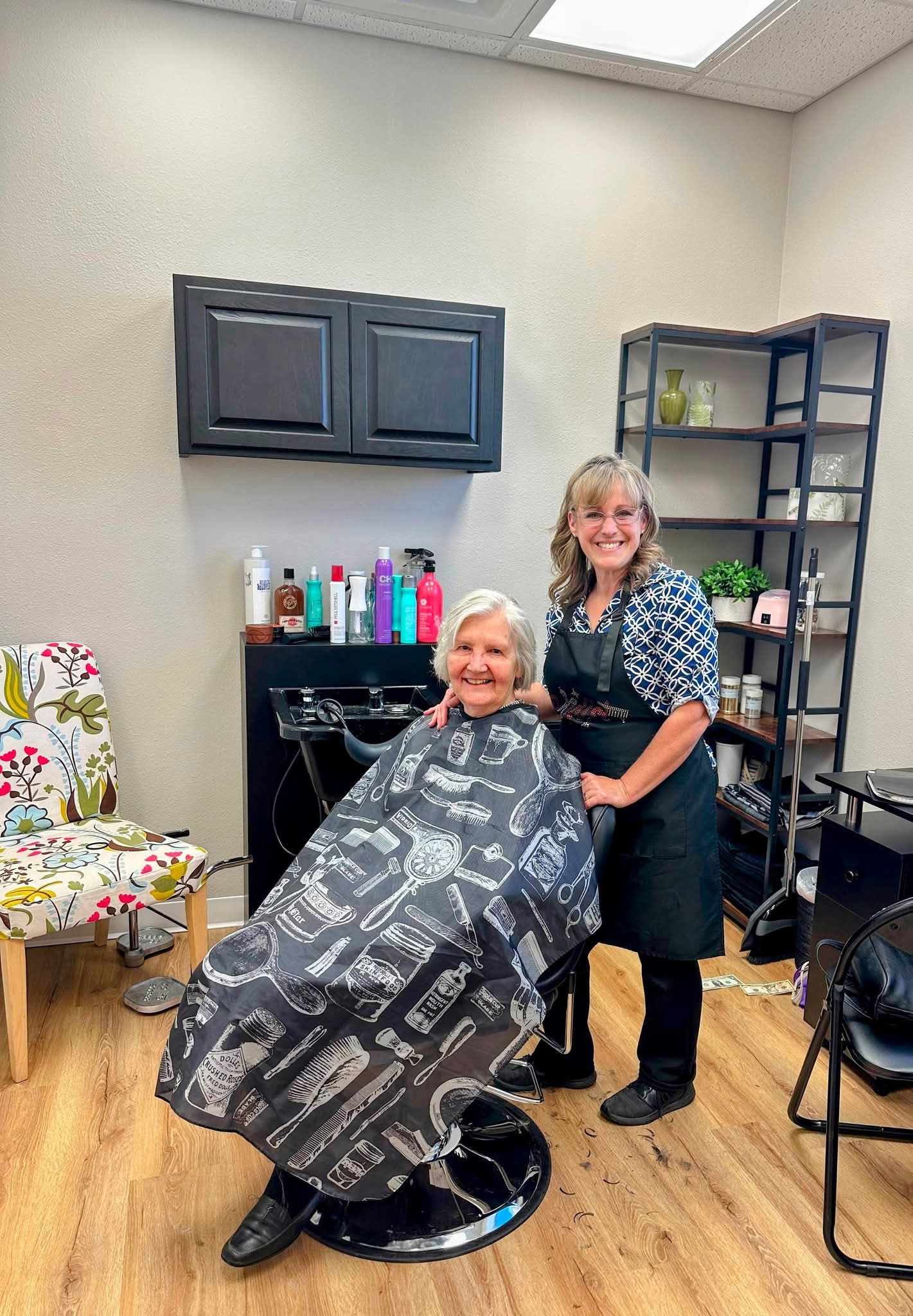 Sarah with Happy Client